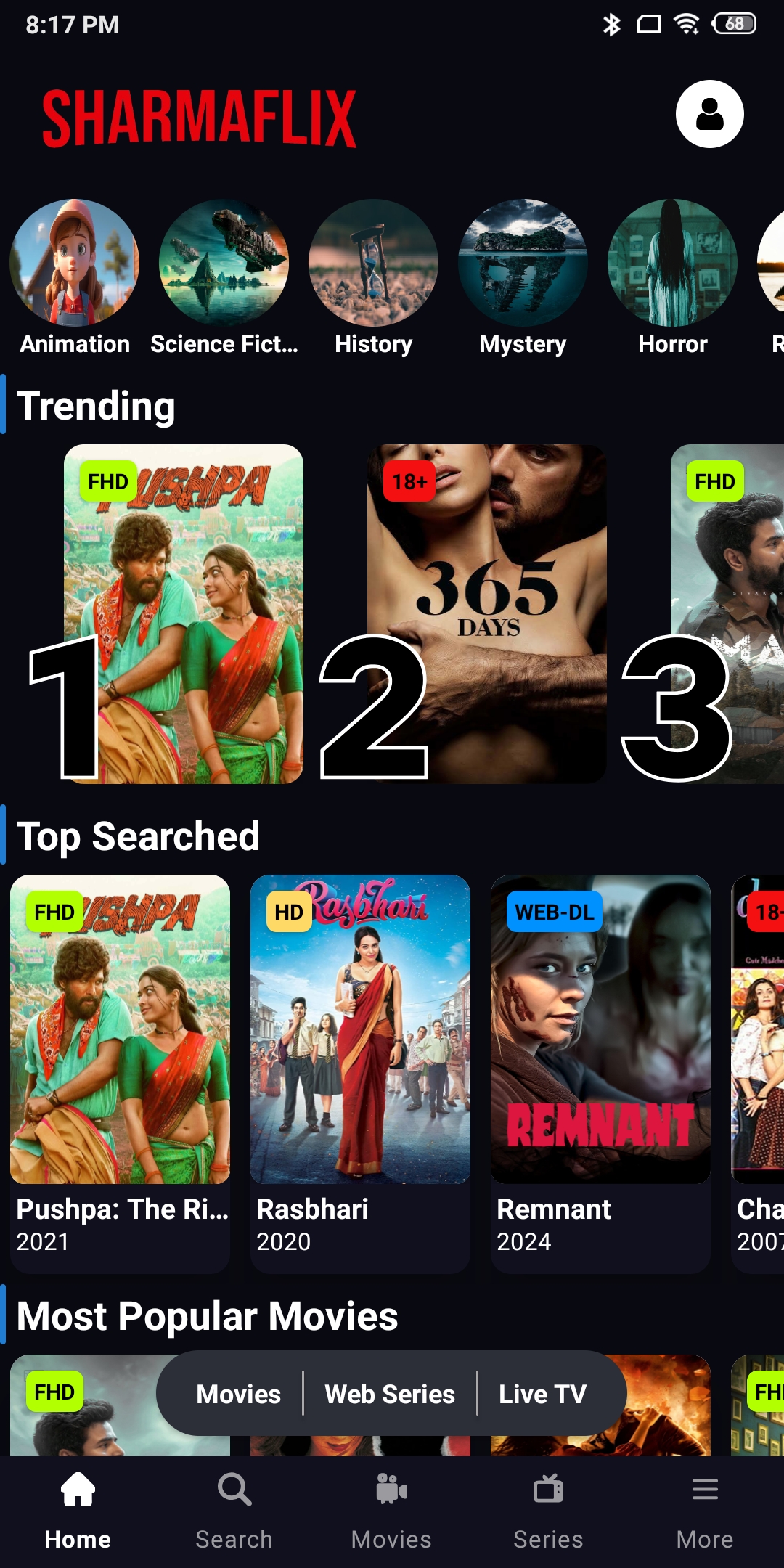 Sharmaflix Mod Apk 11.6.5 (Premium Unlock/Ads Free) 3