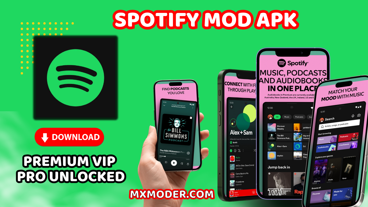 Spotify Premium Mod APK Download 2025 (Unlimited Music, No Ads) 1