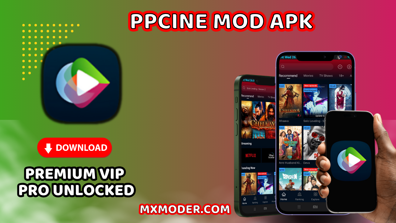 PPCine Mod APK VIP Premium Unlock Download 2025 1