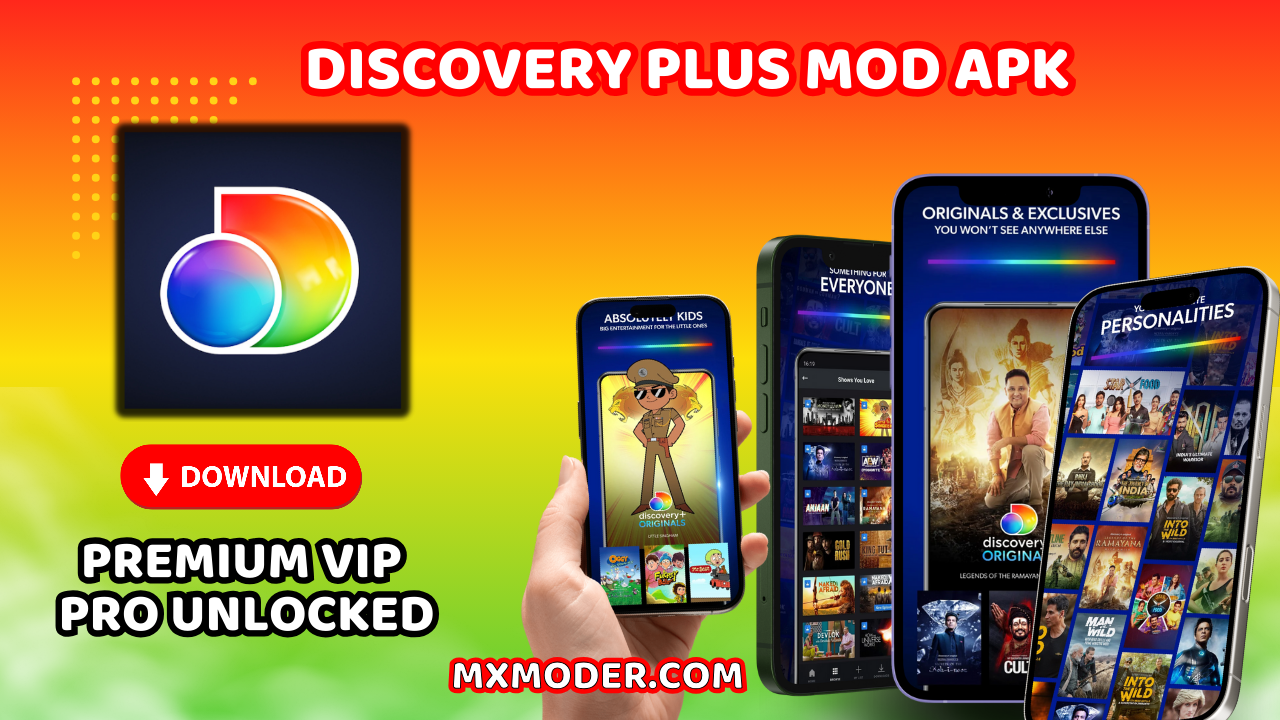 Discovery Plus Mod APK Premium Unlocked 2025 1