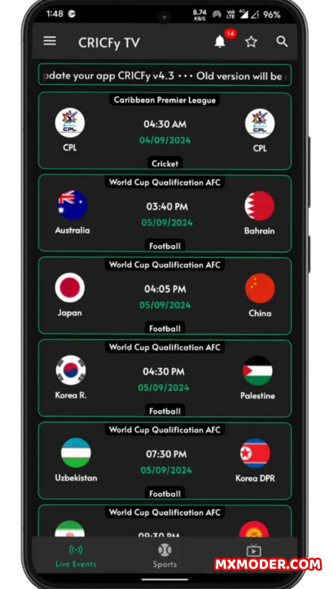 CricFy TV Mod APK Download (Latest Update 2025) 3