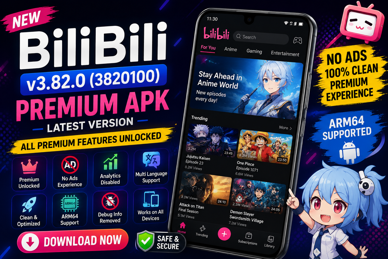 BiliBili v3.82.0 Premium APK