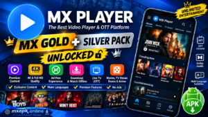 MX Player MOD APK MX Gold+Silver Pack Unlocked 2